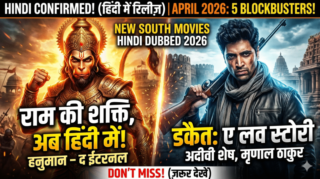 New South Hindi Dubbed Movies 2026