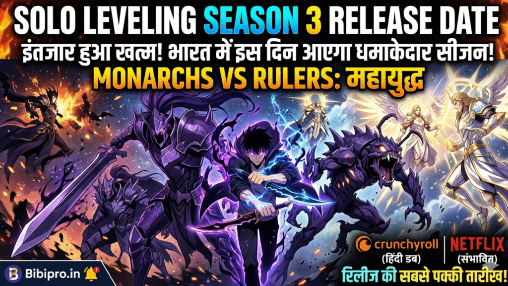 Solo Leveling Season 3 Release Date: इंतजार हुआ खत्म Monarchs vs Rulers के बीच देखने को मिलेंगी घमासान लड़ाई 1 Solo Leveling Season 3 Release Date