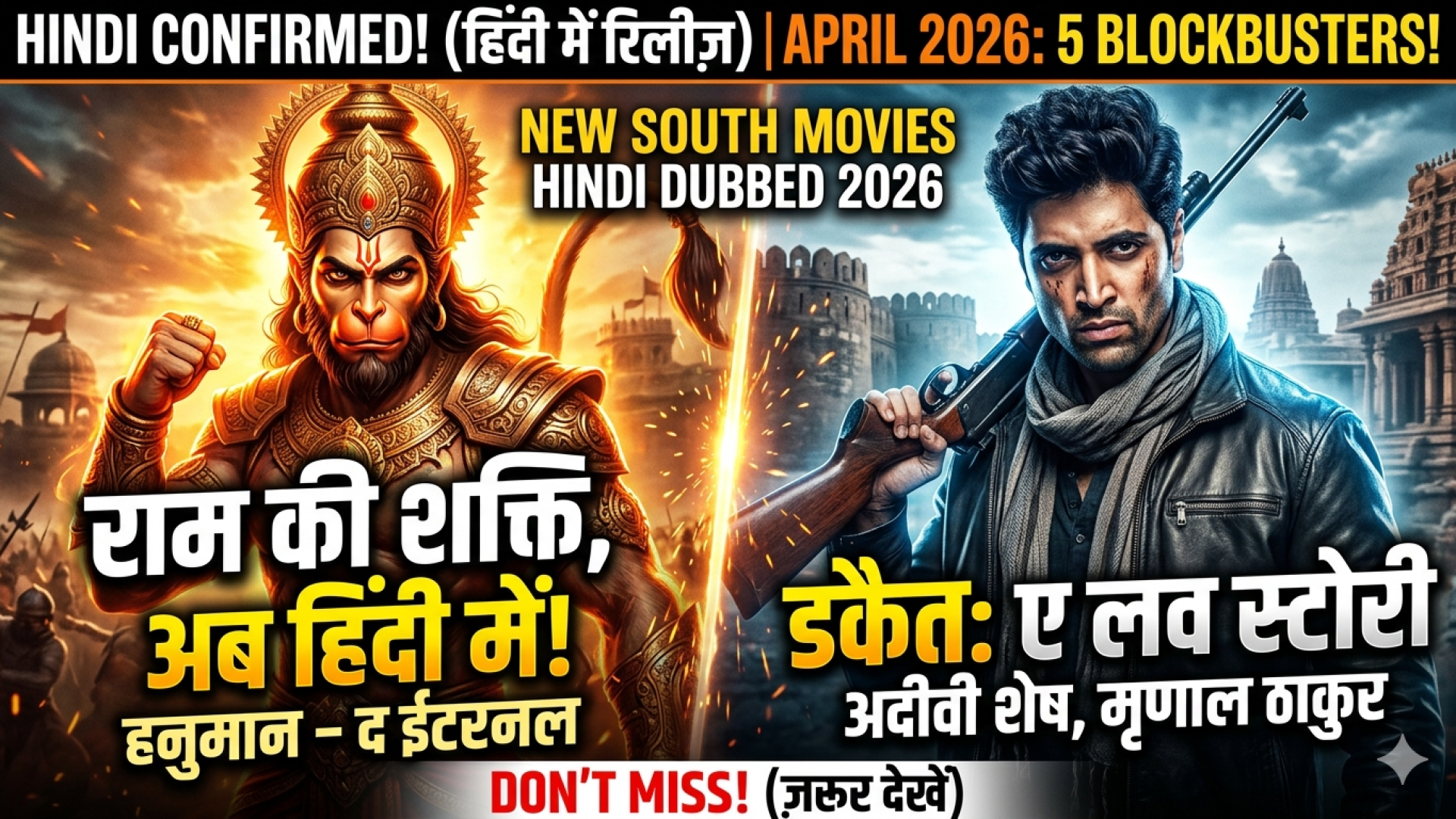 New South Hindi Dubbed Movies 2026