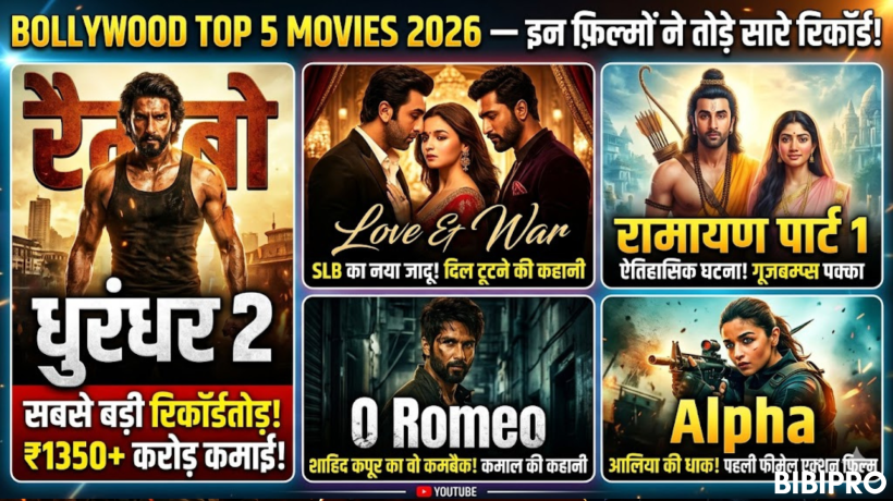 Bollywood Top 5 Movies 2026