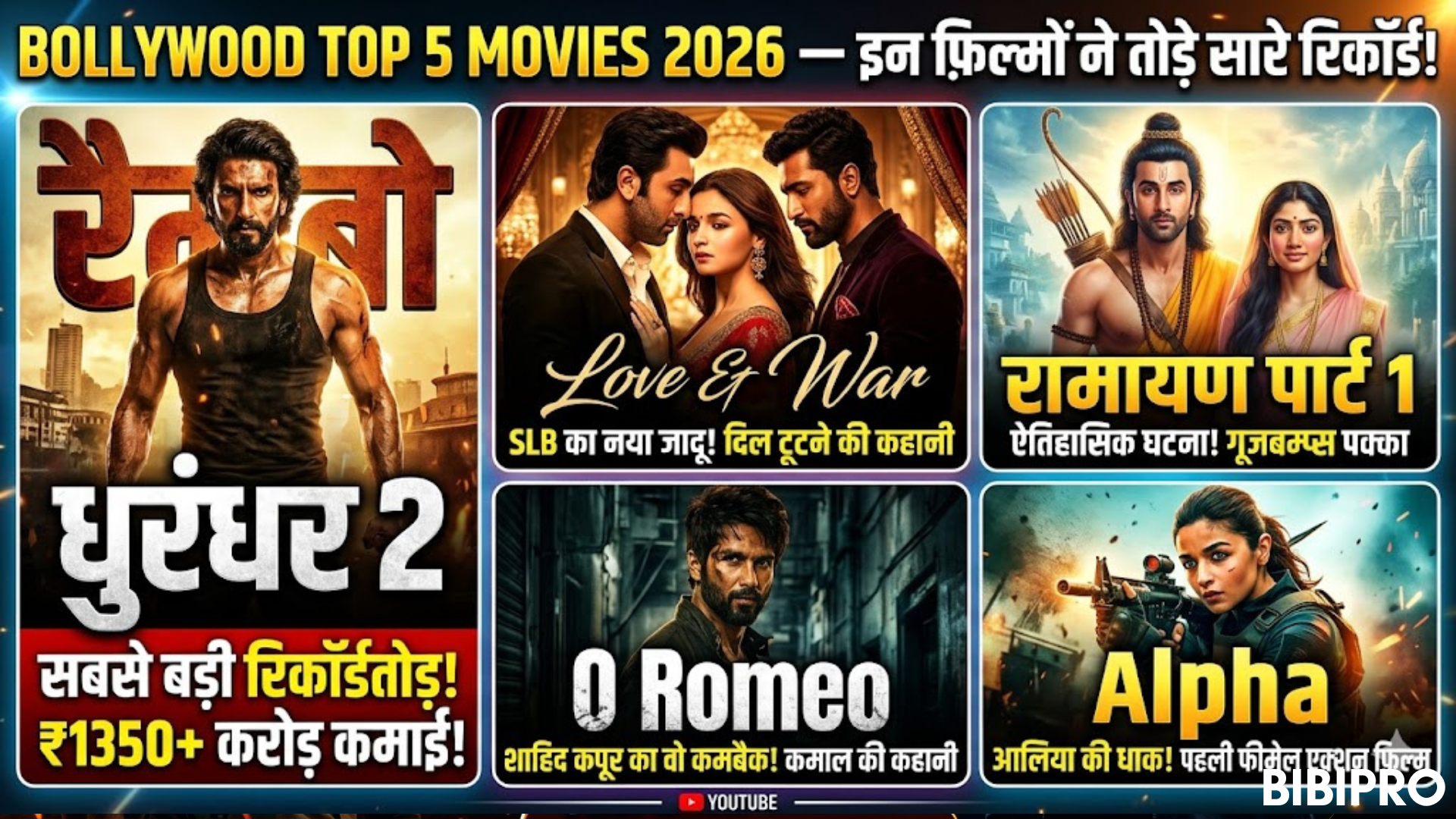Bollywood Top 5 Movies 2026